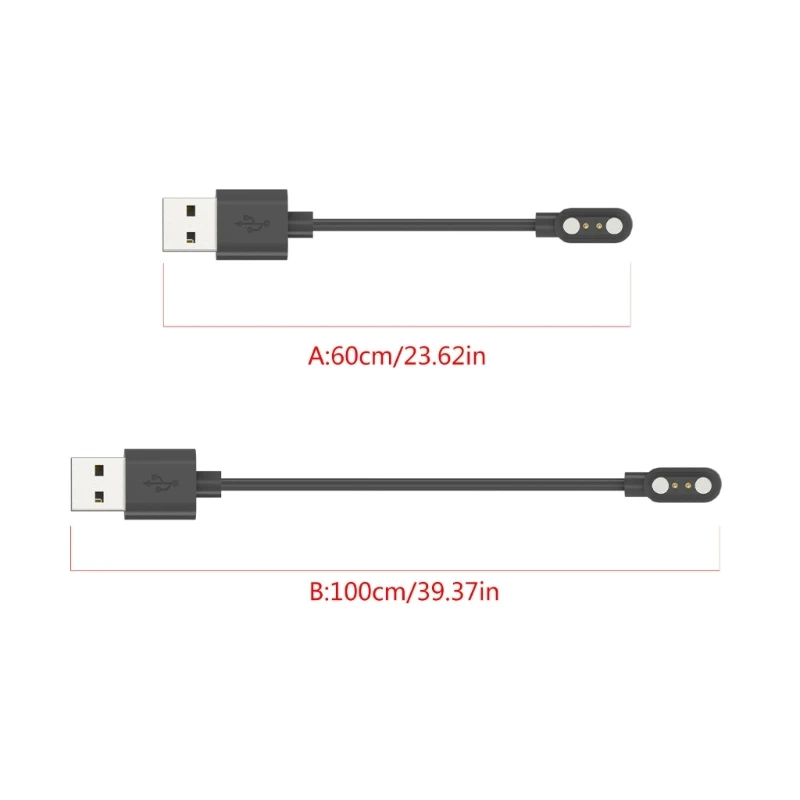 كابل شحن USB 24/39 بوصة كابل شحن للساعات الذكية شحن الطاقة لـ COLMI P71