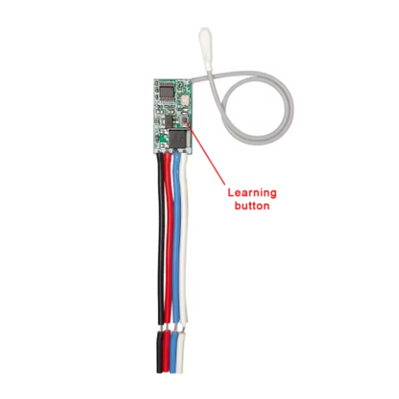 

433.92Mhz Universal Wireless DC 3.6V-24V Remote Control Switch 1 CH RF Relay Receiver LED Light Controller DIY Kit