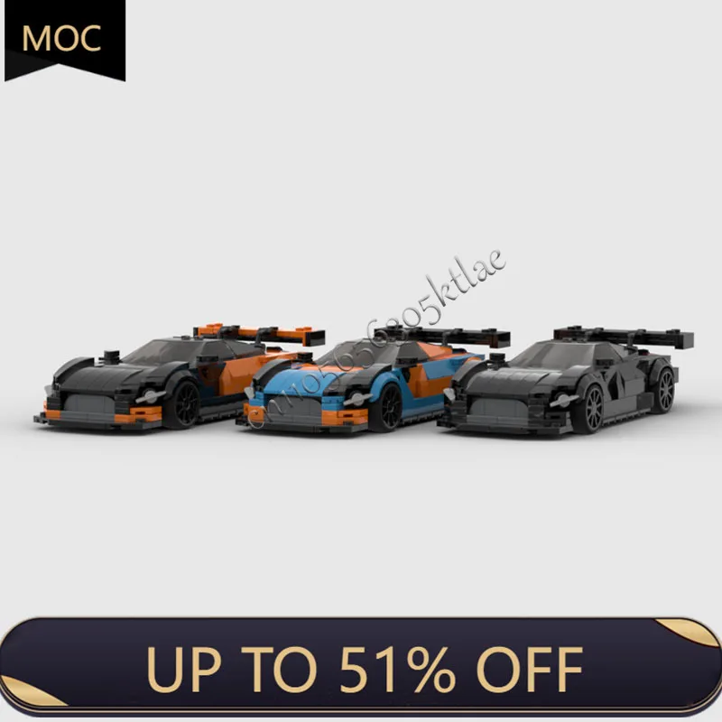 843PCS MOC Velocità Competizione Serie GT3 Evo Auto Sportive Building Blocks Modello FAI DA TE Tecnologia Creativa Giocattolo di Mattoni Regalo Del Festival Del Capretto