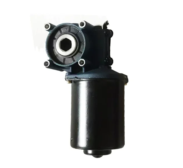 12V  24V 120W DC Permanent Magnet Motor, High Torque Rotary Tiller Fertilizer Spreader with Hex Shaft Drive