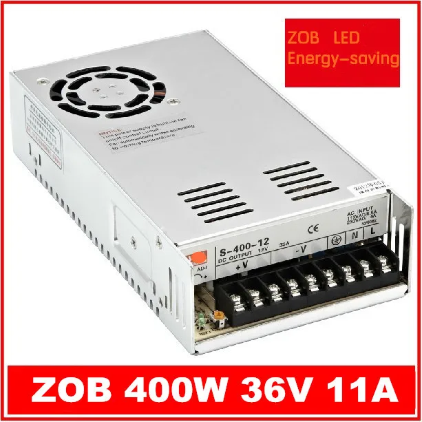 400W 400W-36V-11A 400W-12V 400W-24V 400W-48V LED Switching Power Supply,36V 11A,85-265AC  input,CE ROSH power suply 36V Output