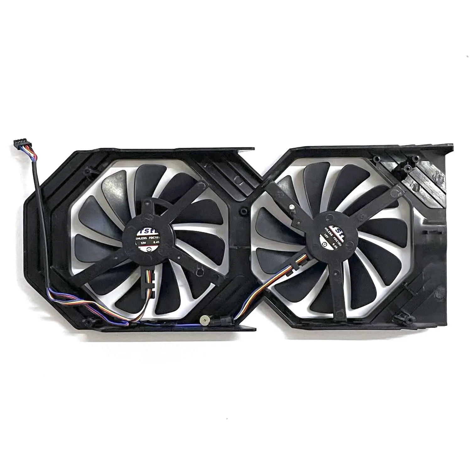 Nowy wentylator chłodzący do karty graficznej XFX RX 590/580/570, wentylator GPU XFX RX590 4PIN 95MM FDC10U12S9-C CF1010U12S — zdjęcie produktu 5