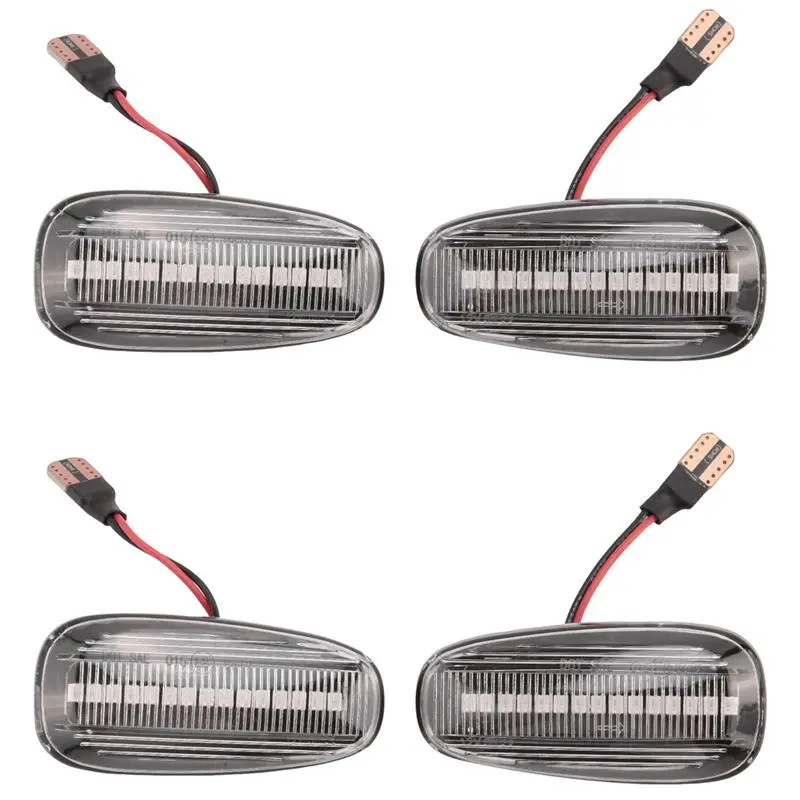 

4 шт. светодиодные боковые габаритные огни/указатели поворота для Opel Zafira A 99-05 Astra G 98-09, белые