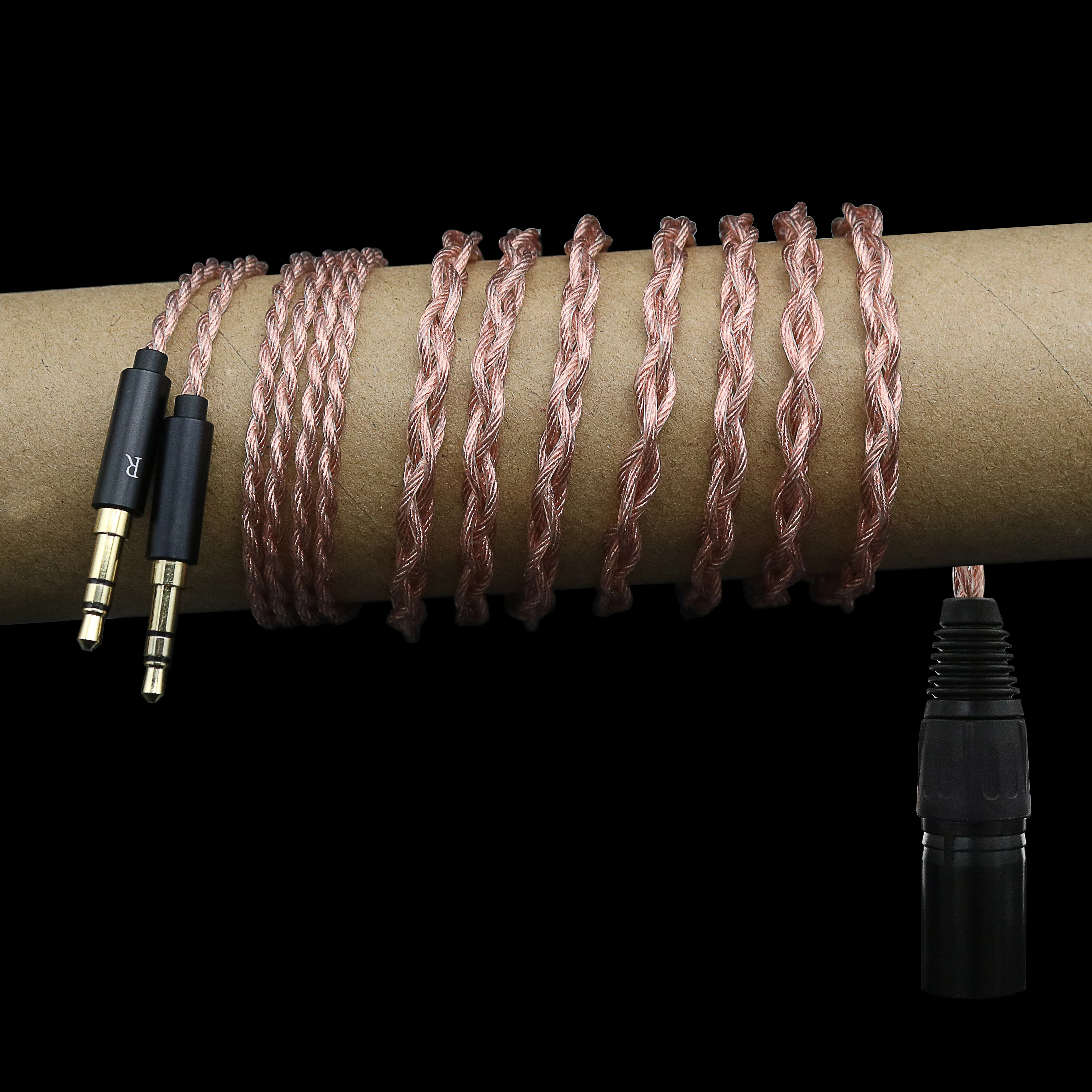 HIFI OCC Silver-plated XLR to Dual 3.5mm/HD650 Balanced Audio Cables for Audio Equipments Power Amplifier Mixing Console Speaker