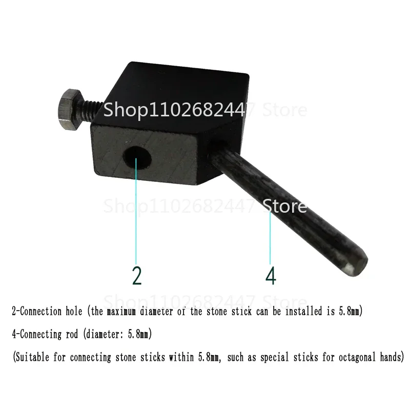 45 Degree Angle Converter For Gem Faceting Machine Jade Grinding Faceted Manipulator Gemstone Angle Polisher Parts