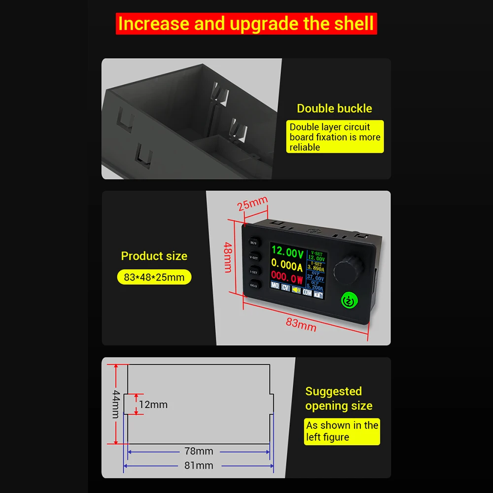 SK90C CNC Step-Down DC Power Supply Adjustable Voltage Regulation Power Supply Constant Voltage Constant Current Module