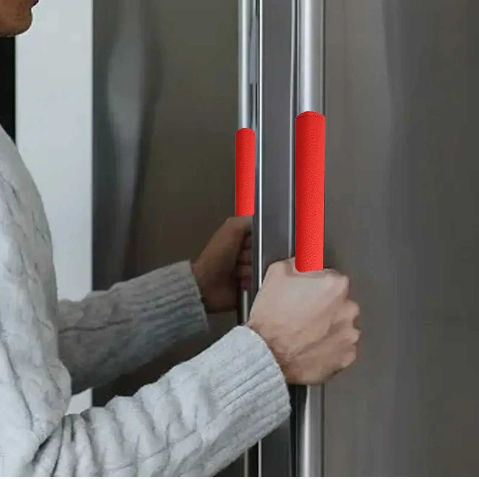 Sliding Door Handle Protector Cover Accessory Refrigerator Handle Cover Colorful Handle Covers Easy Installation Design
