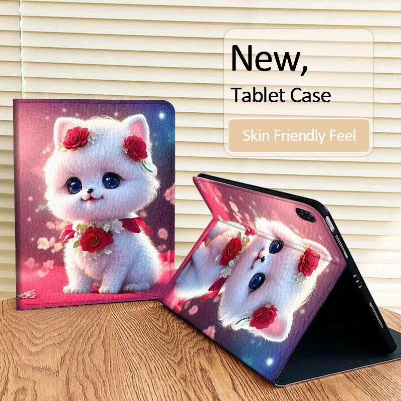 

Cartoon Anime Cat Art Tablet Case For Honor Tab Pad 6 7 8 9 X8 V7 V8 X9 13 X8a X9a Pro 10 Magic GT GT2 10.1 13.3 Inch