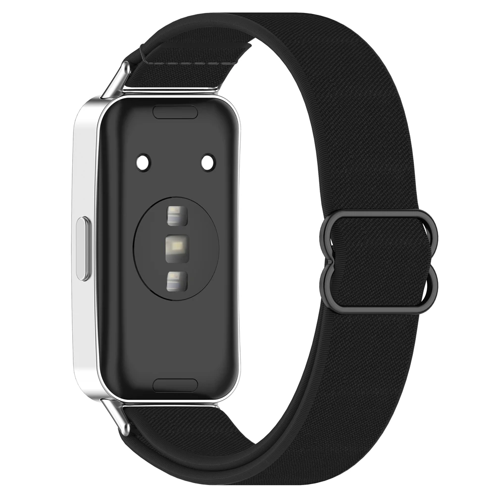 حزام الساعات لهواوي الفرقة 10 9 8 10NFC 9NFC 8NFC حزام مضفر تمتد النايلون الرياضة حزام (استيك) ساعة لينة معصمه