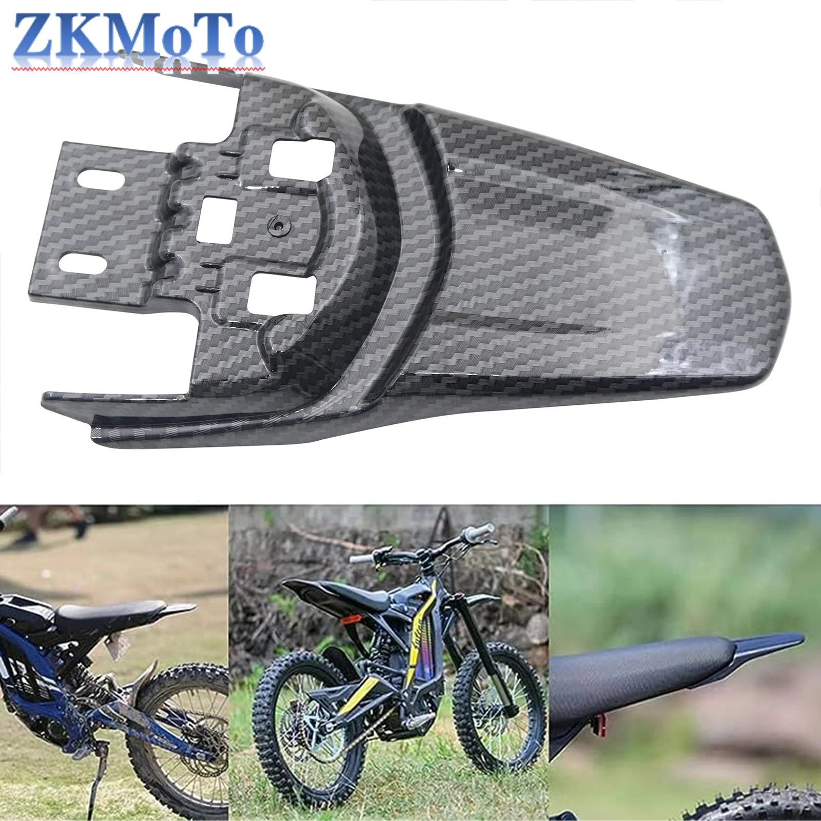 Protector de guardabarros trasero para moto de cross Sur Ron, guardabarros trasero para motocicleta Segway X160 X260, accesorios eléctricos para moto de cross