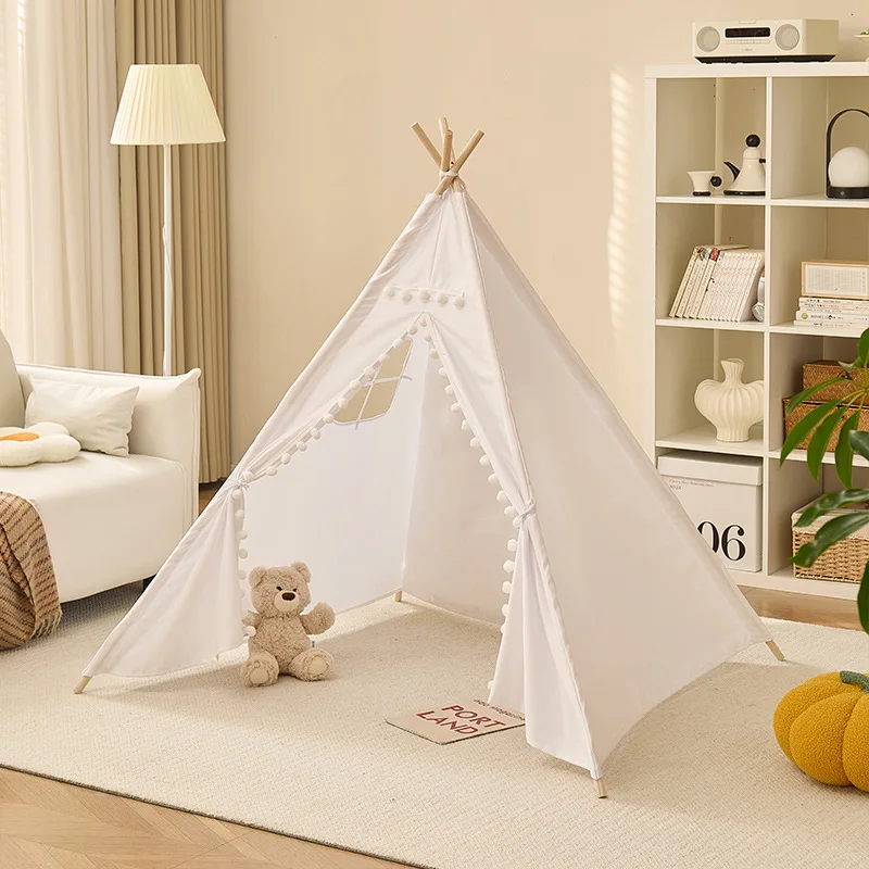 

Tent game house, portable teepee, girls' and boys' ball pool castle game room