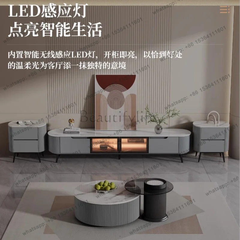 LDluxury Modern Nordic high end storage TV cabinet living room furniture home furnishings Organizer Furniture Television tables