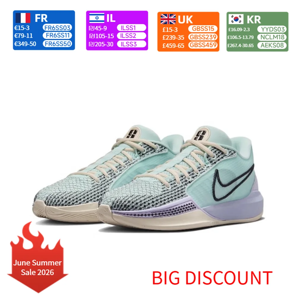 Nike Sabrina 1 Women's Basketball Shoes Responsive Cushioning Lockdown Support Lightweight for Court Performance FQ3389-301