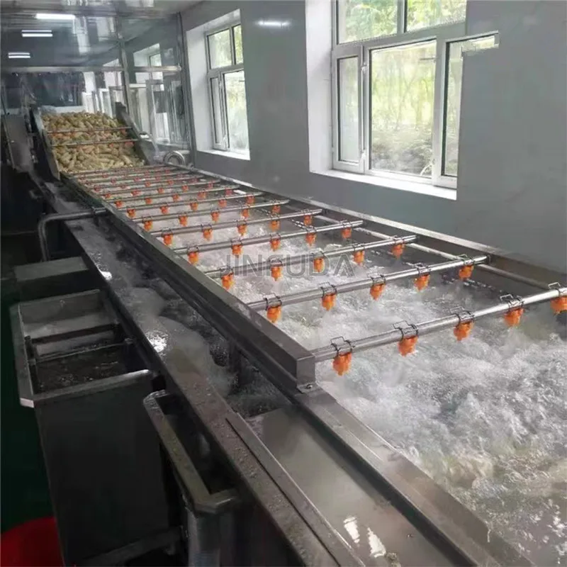 High Quality Vegetable and Fruit Washing Machine Commercial Potato Tomato Washing Machine