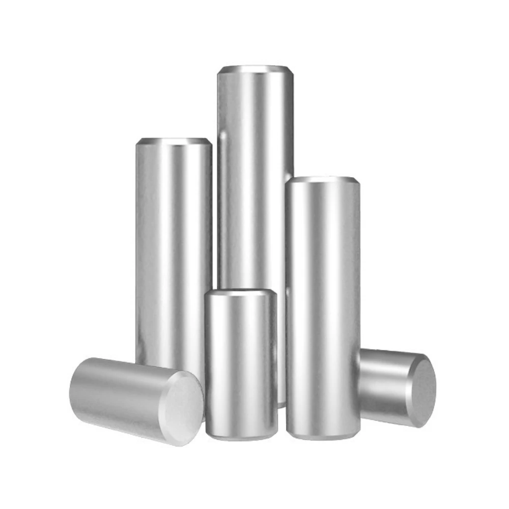 

194pcs 304 Stainless Steel Solid Cylindrical Pin Shafts GB119 Positioning Pins Pegs Support Shelves Fixed Pins M1.5 M2 M2.5 M8