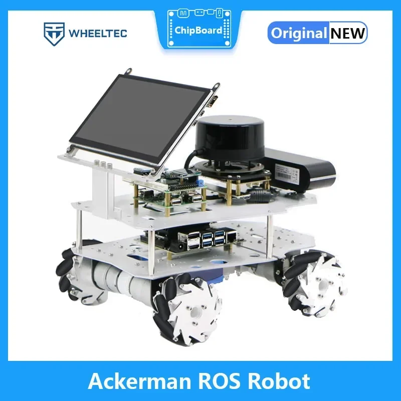 Ackerman ROS robot Differential driverless car McNamm Wheel Open source SLAM builds Map Navigation Jetson Nano With B01 Board