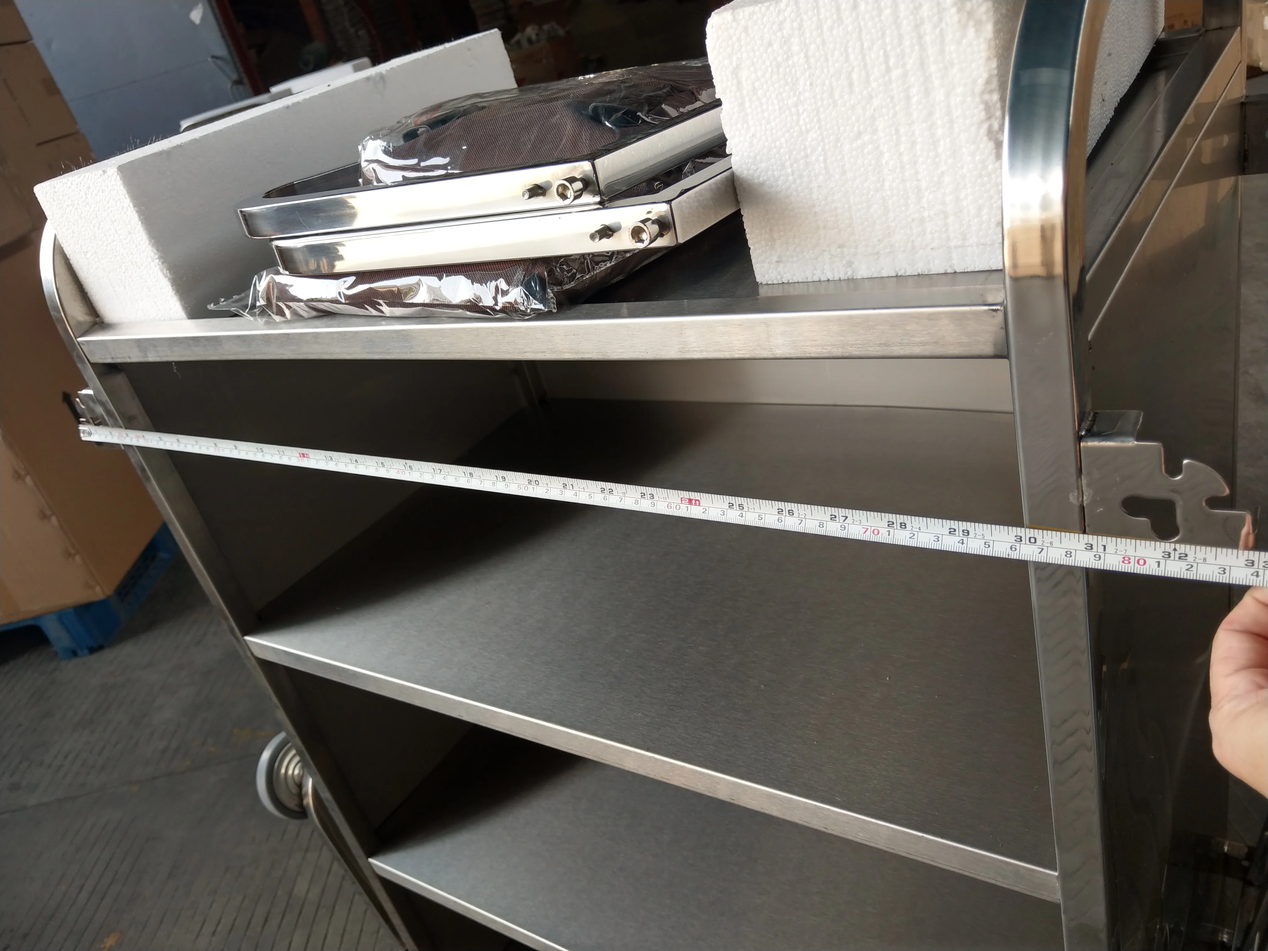 Carro multiusos del carro de la sirvienta del hotel GNF