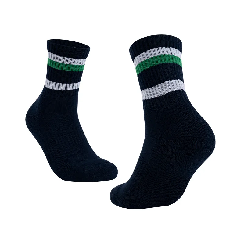 Badminton socks, medium tube towel bottom, thickened cotton socks, sports breathable outdoor tennis socks