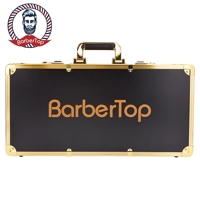 

Barbertop Hairdressing Tool box Large Code Aluminum Alloy Storage Bag Makeup Case Barber Hair Tools Accessories