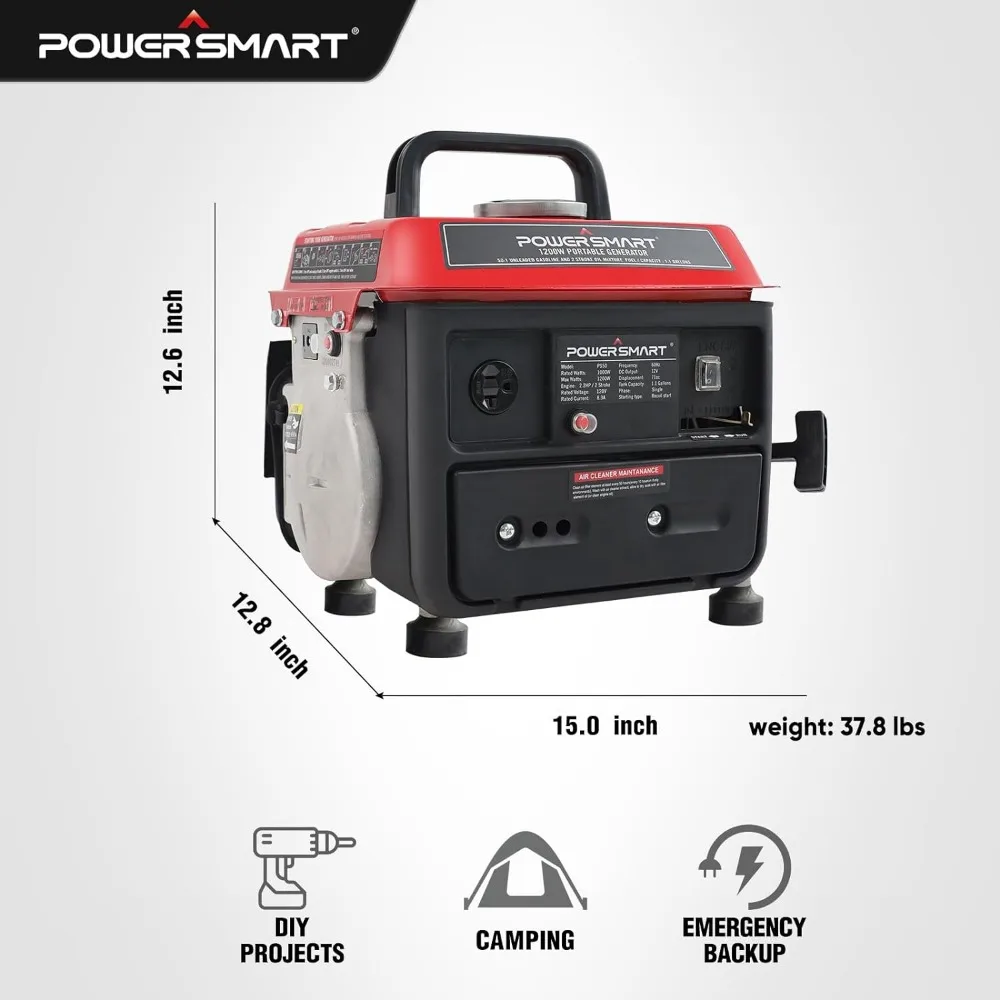 Imagem -05 - Gerador Portátil Pequeno para Acampar Gerador Ultraleve ao ar Livre Compatível com Epa 1200w