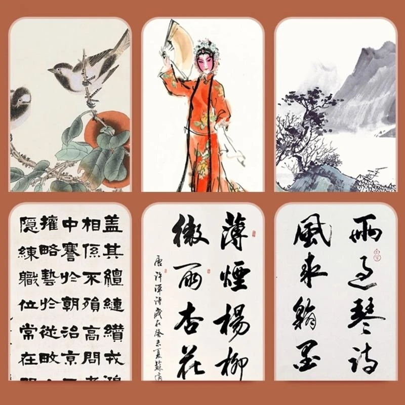 100 ورقة ورقة شوان صينية مجموعة 35x34cm ورقة الورق ورقة الحبر الصينية