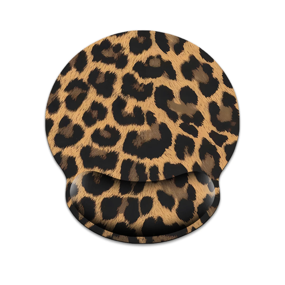 Leopard Print Mouse Pad Wrist Ergonomic Soft Anti-Slip Wrist Rest Support Mat Computer Mouse Pad for Office  PC