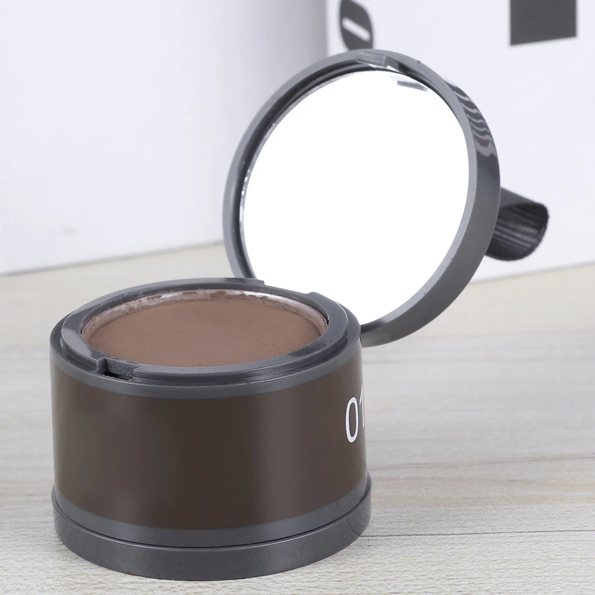 1 Buah Bedak Penutup Garis Rambut Modifikasi Portabel, Penambah Garis Rambut Berwarna dengan Cakupan Penuh untuk Ujung Rambut Tipis, Tahan Luntur dan Anti Noda