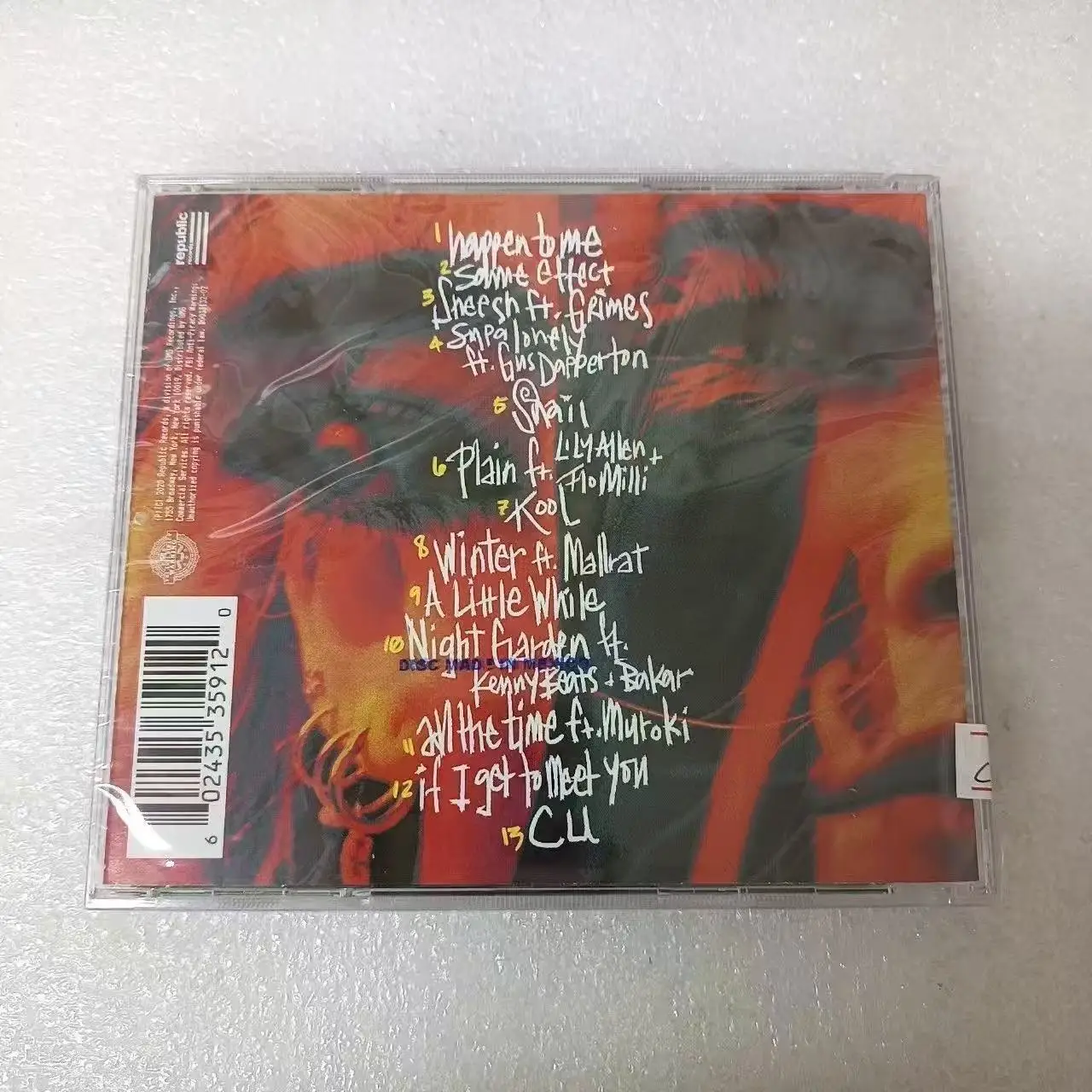 BENEE Hey U X Music CD أعظم ألبوم الزيارات الموسيقية سجل كوسبلاي وكمان السيارة صندوق الموسيقى الموسيقية للحفلات #2