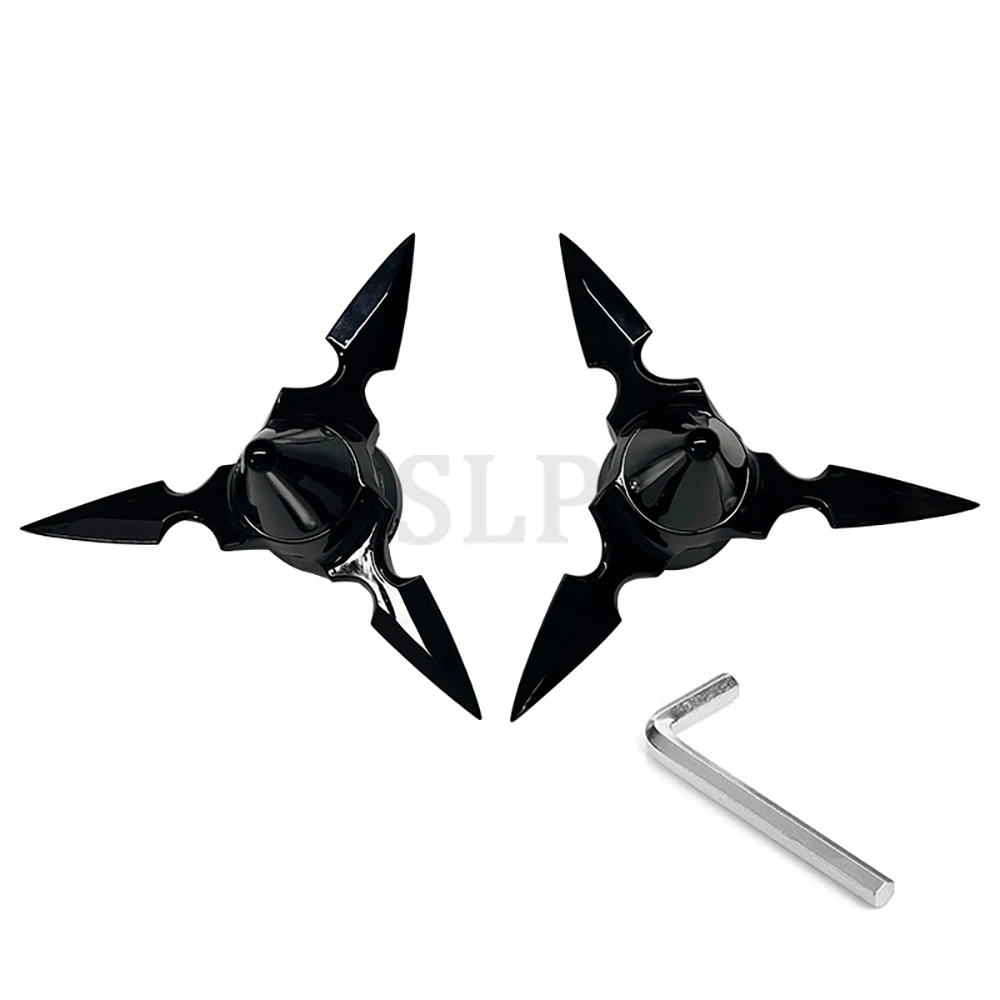 Suitable for Harley XL883 XL1200 48 Great Glide King modified front axle cover and front axle decoration
