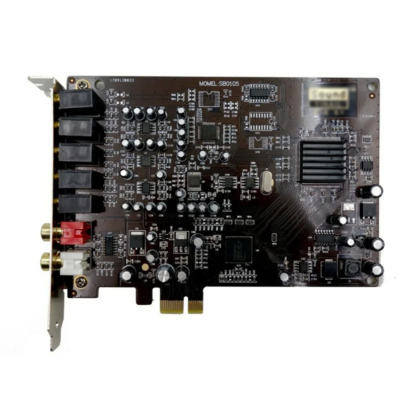 

Y43A-5.1 Sound Card PCI Express PCI-E Built-In Double Output Interface For PC Window XP/7/8/10