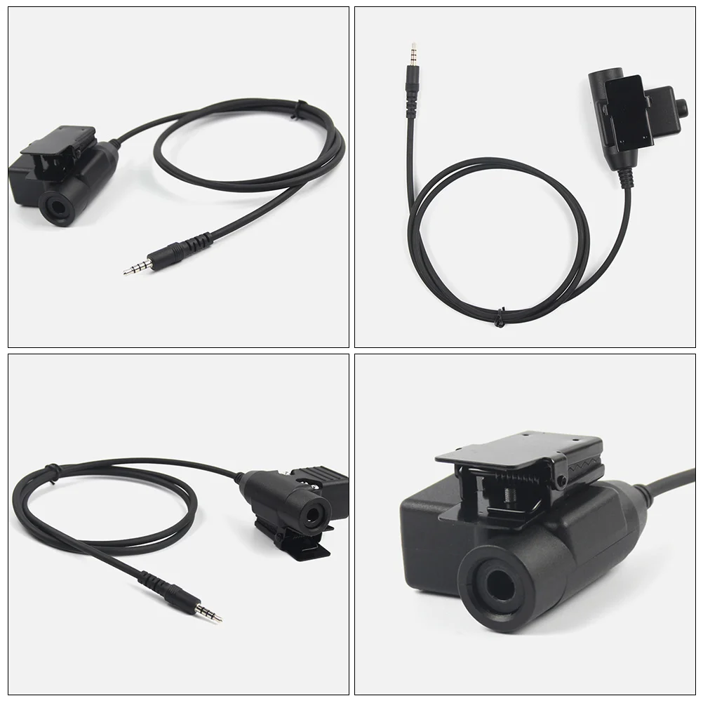 

push to talk PTT Military Adapter Plug for Radio Adapter PTT Military Radio Headset Adapter U94 PTT