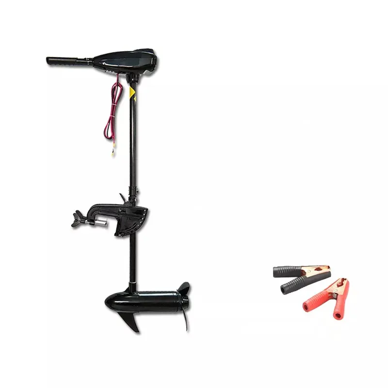 JIANLONG 86LBS 1152W 24V High Speed Inflatable Sport Yacht Electric Boat DC Motor Propeller Stable Extendable Forward/Reverse