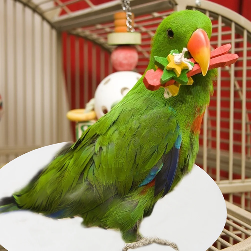 

100 Pcs Bird Cages Paper Bottom Liner Round Pan Liners Birdcage Accessory
