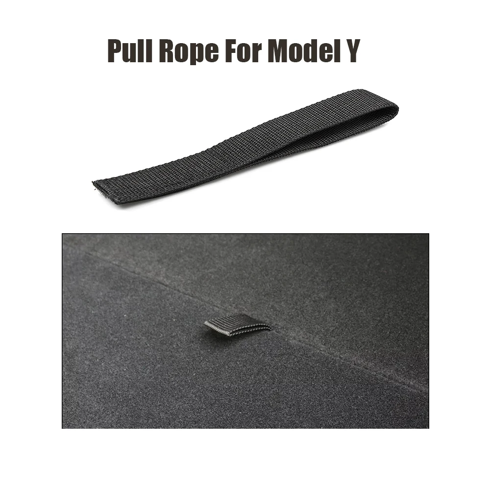 

1/2Pcs Pull Rope For Model Y Automobile Trunk Lid Pull Rope Box Lid Storage Inside Traction Rope Accessories Car Part