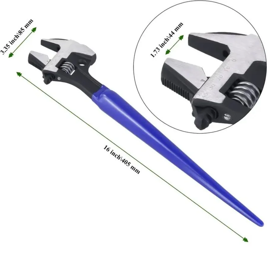 

HeavyDuty Pipe Wrench Integrated Hex Keys for Emergency Repairs