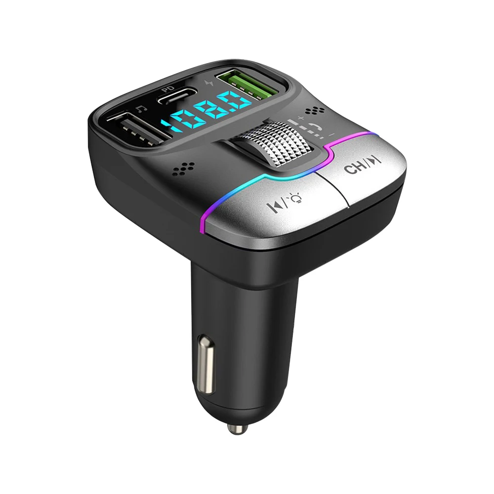 Car Bluetooth-compatible MP3 Player GZ01 Fast Charging Charger Phone Hands-free Lossless sound quality Wireless BT Car Adapter