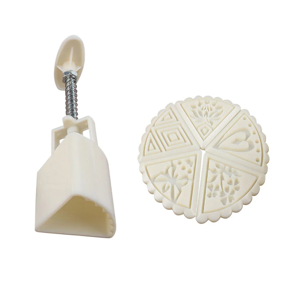 

5 Stamps Mooncake Mold Set Food Grade Material DIY Mooncakes Autumn Festival Dessert Press Cookie Stamps Gift Mooncake Mould