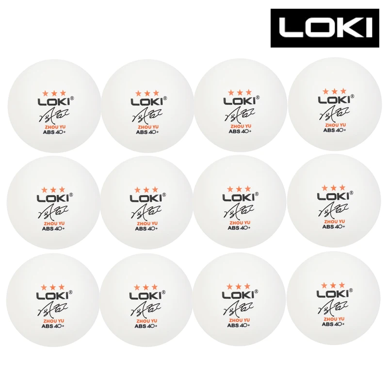 

LOKI 3 Stars 40+ Table Tennis Balls New ABS Material Seamed Durable Professional Ping Pong Balls for Club Training 50/100pcs
