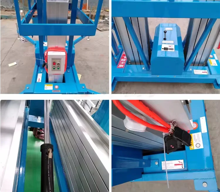 New Indoor/Outdoor Durable Mast Mobile Aluminum Alloy Lifting Platform High Altitude Work Lift Table