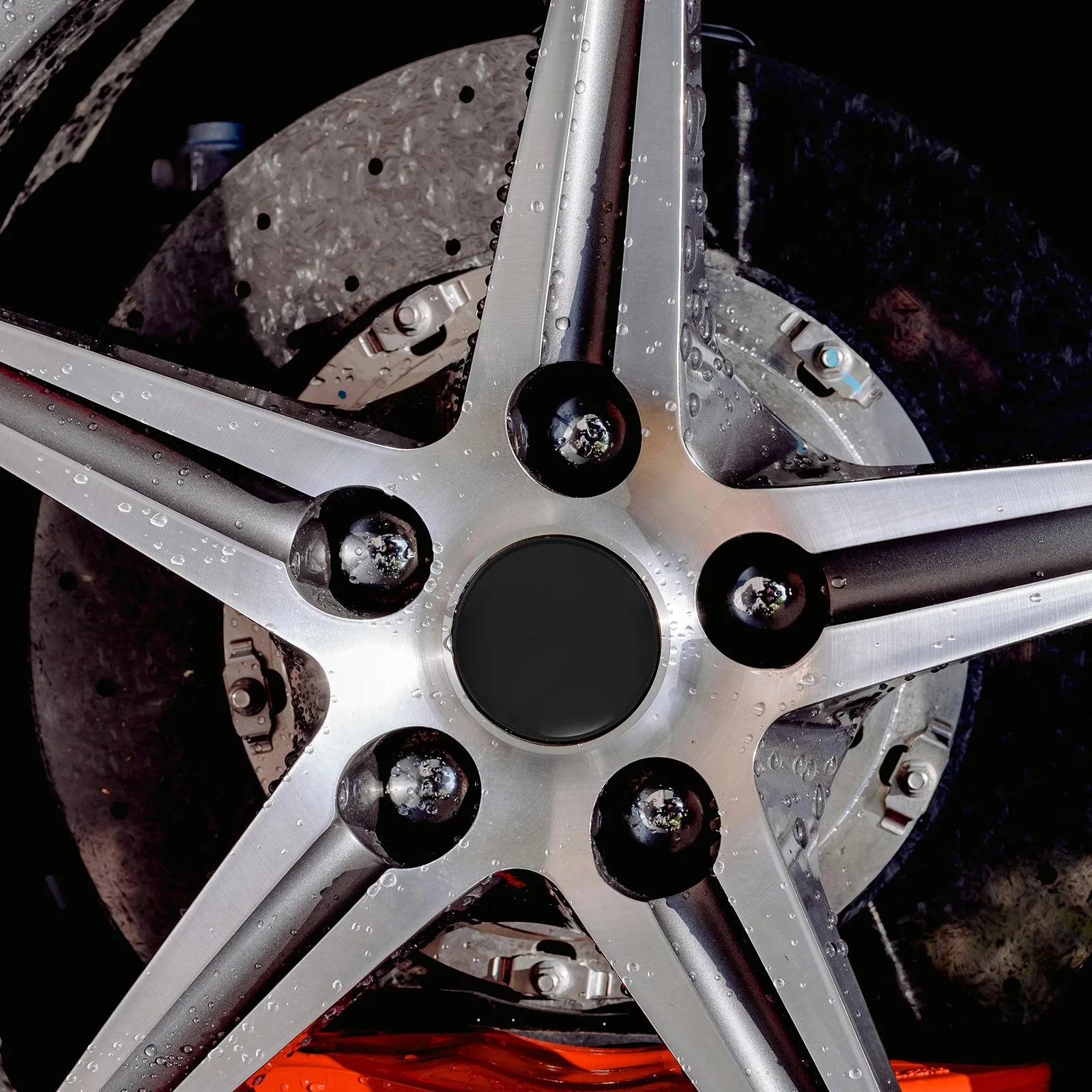 

4Pcs Car Wheel Hub Caps ABS Chrome Center Caps Modified Rim Cover Replacement for Wheels Car Wheel Center Cap