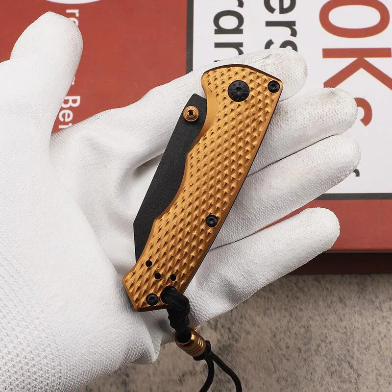 New Aluminum Alloy Handle Outdoor Camping Fishing Portable Folding Mini Compact Pocket Utility Knife