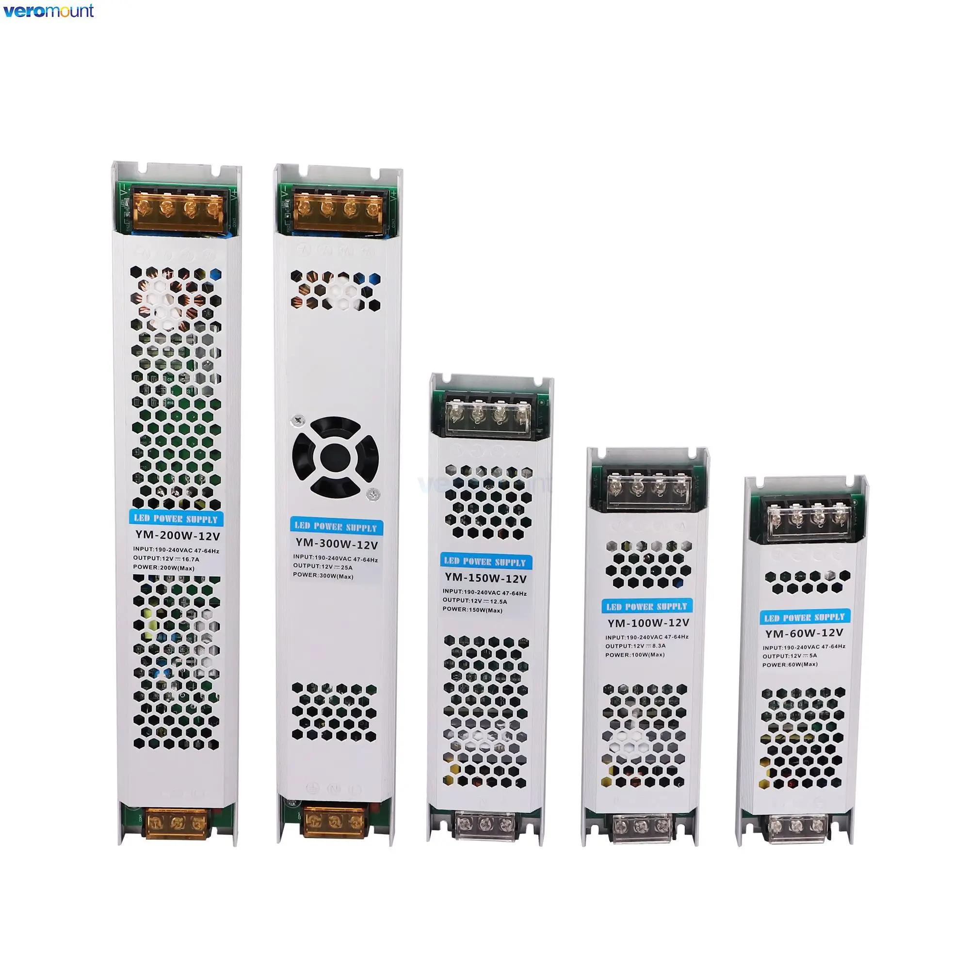 

Ультратонкий драйвер для светодиодных лент, источник постоянного тока DC 12V/24V, Трансформаторы освещения 60W 100W 150W 200W 300W 400W