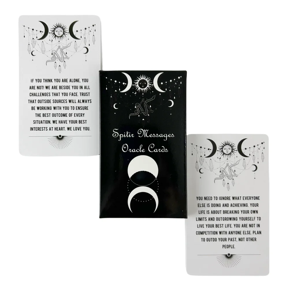 10.3*6cm Spirit Messages Oracle Cards - A 54-Card Deck with Inspiring Messages From Your Guides Playing Cards