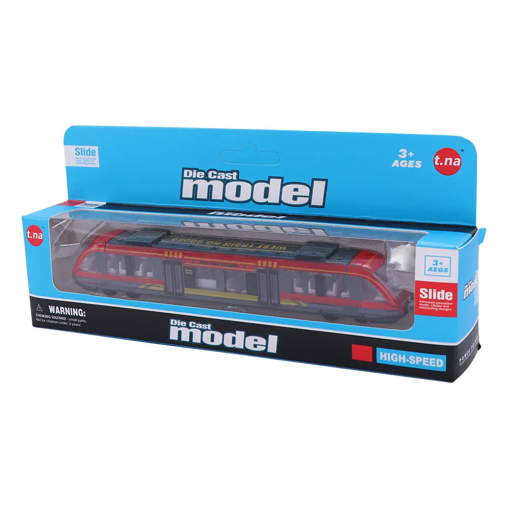 Special Bithday Gifts Metro Subway Metal  Gift Alloy Simulation Train  Diecast Train  Underground High Speed Rail