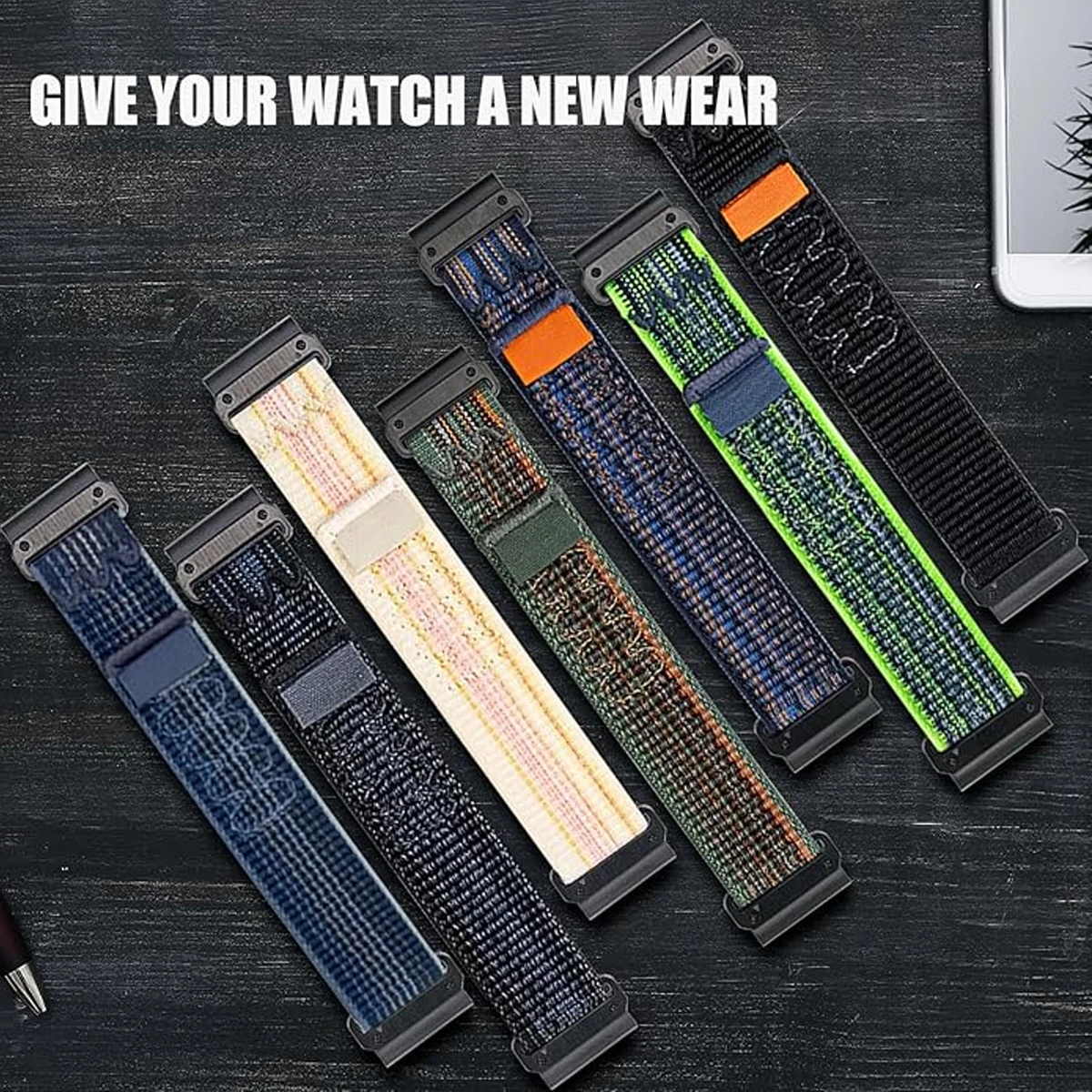 Ремешок Quickfit для часов Garmin Fenix 8 FE 7 7X Pro, нейлоновый тканый ремешок 22 26 мм для браслета Enduro3 2 Fenix 5 5X 6 6XPro 51 мм