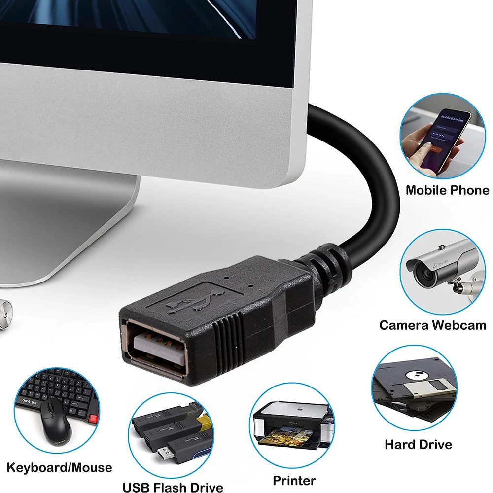 Przedłużacz USB 2.0, USB 2.0 typ męski do żeńskiego przedłużacza, przedłużacz do kamery IP, pamięć USB, klawiatury, myszy