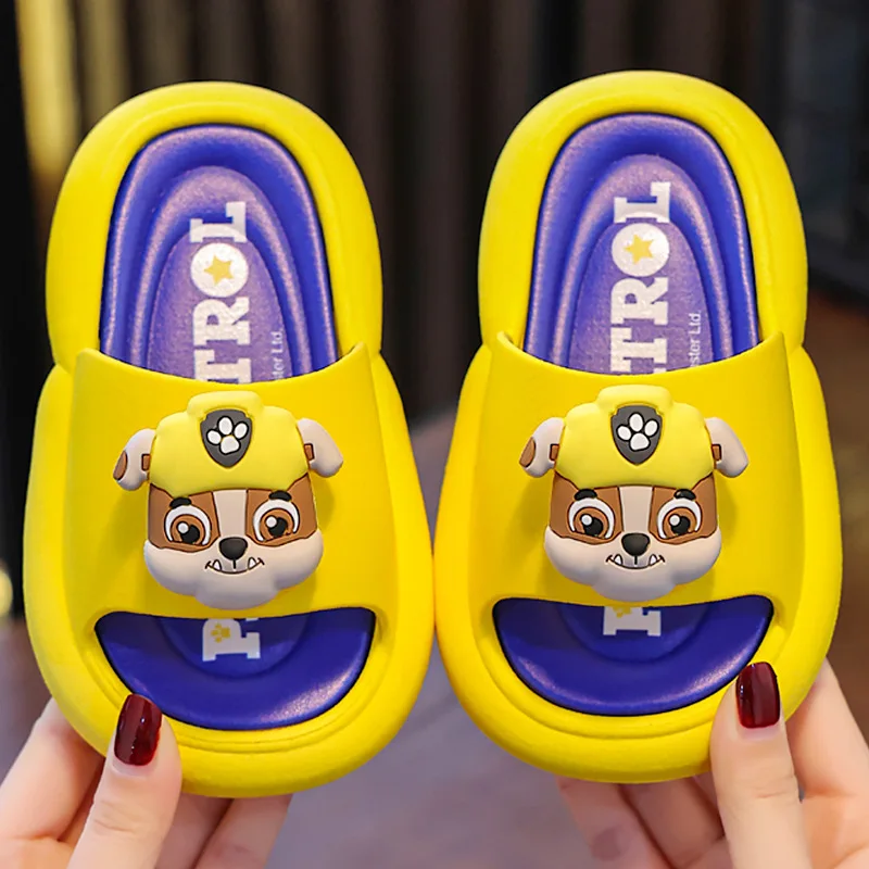 Paw Patrol pantofole per bambini Cartoon Chase Skye Summer antiscivolo Soft Bottom infradito per interni ragazzi ragazze pantofole da bagno regali