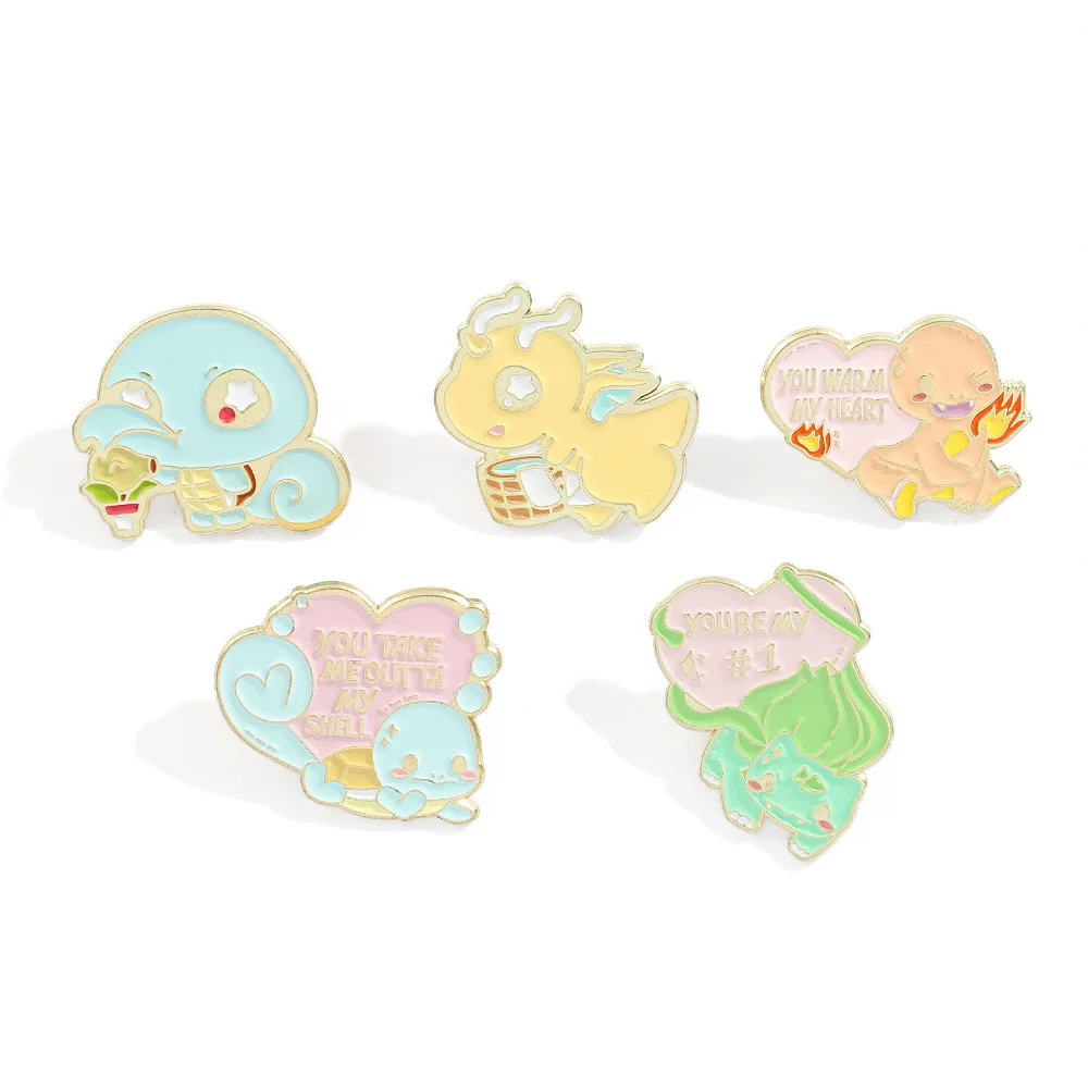 Cartoon-Brosche Anime-Legierungspin Party-Abzeichen Niedliche Kleidungsaccessoires Schmuck Anstecknadeln Geburtstagsgeschenke