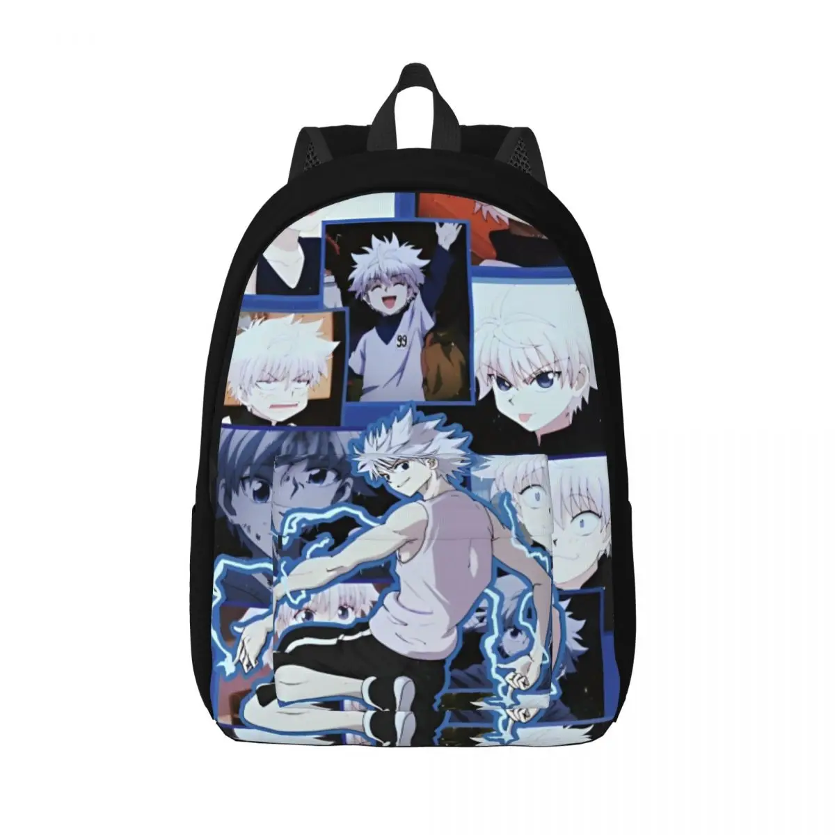 

Killua Casual Backpack Lightweight High School Business Anime Hunter X Hunter Daypack for Men Women Laptop Computer Shoulder Bag