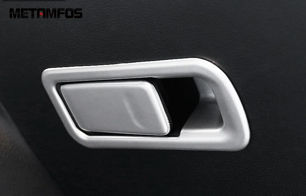 Car Accessories For Jeep Renegade 2015-2019 2020 2021 2022 Matte Interior Glove Storage Box Lock Latch Lid Handle Cover Trim